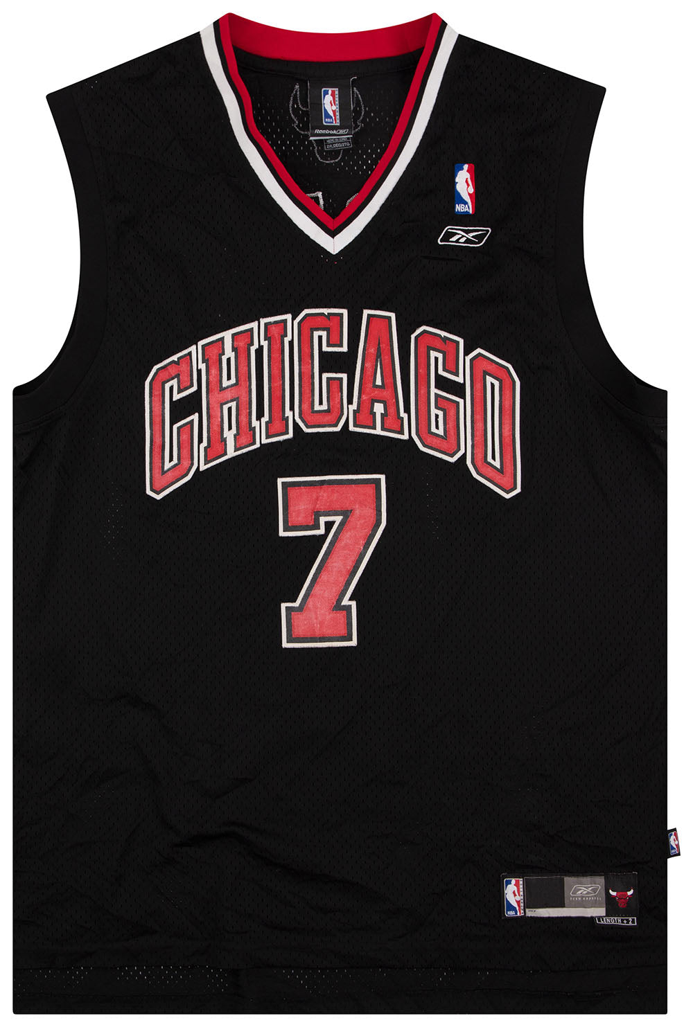Vintage Derrick Rose Chicago Bulls Jersey Reebok Size 2XL