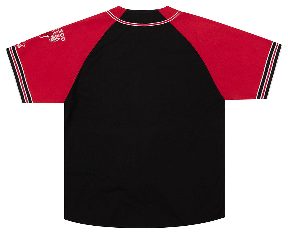 Men's Chicago Bulls Starter Red Legacy Baseball Jersey
