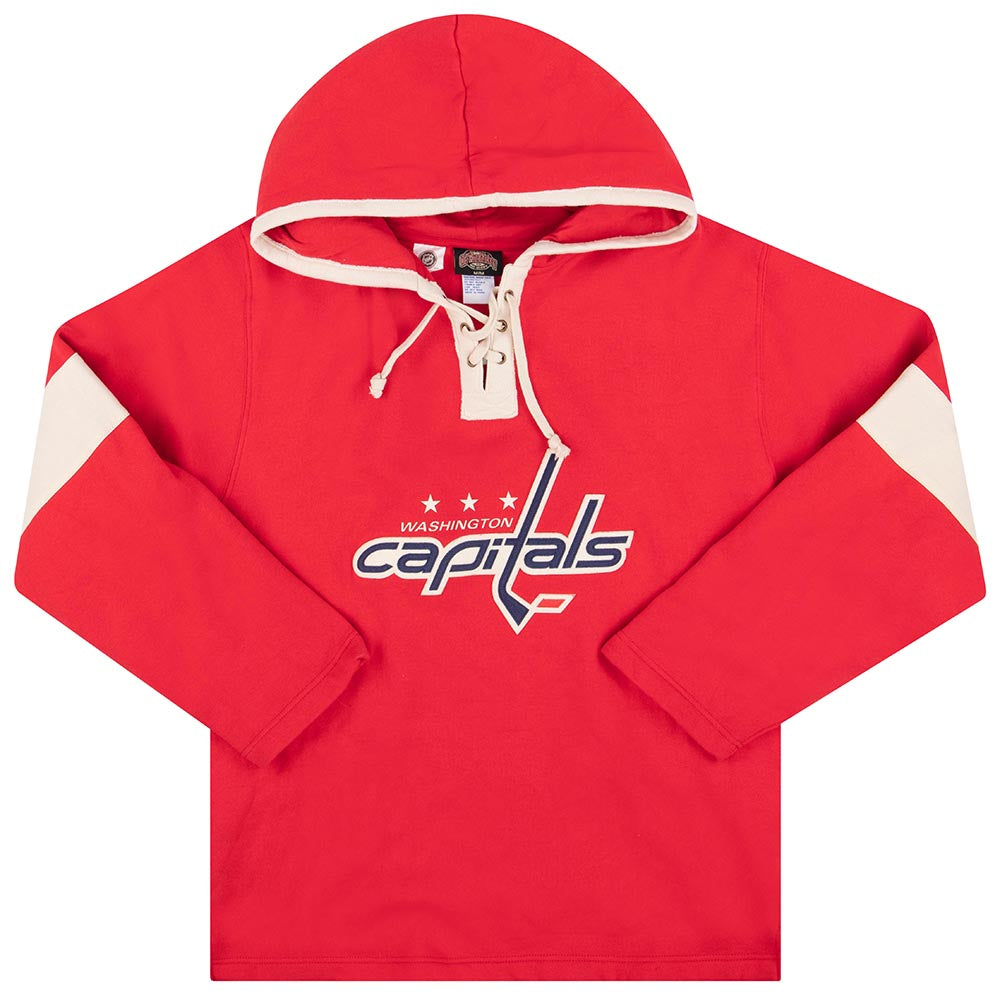 2010's WASHINGTON CAPITALS OVECHKIN #8 OLD TIME HOCKEY HOODED SWEAT TOP S