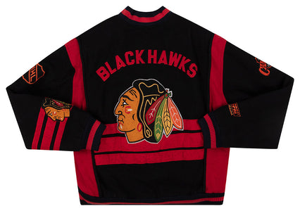 1990-93 CHICAGO BLACKHAWKS CAMPRI JACKET M