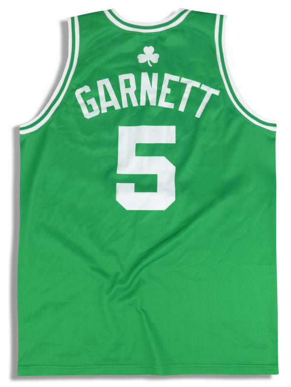 2007-10 Boston Celtics Garnett #5 Champion Home Jersey (Excellent) M