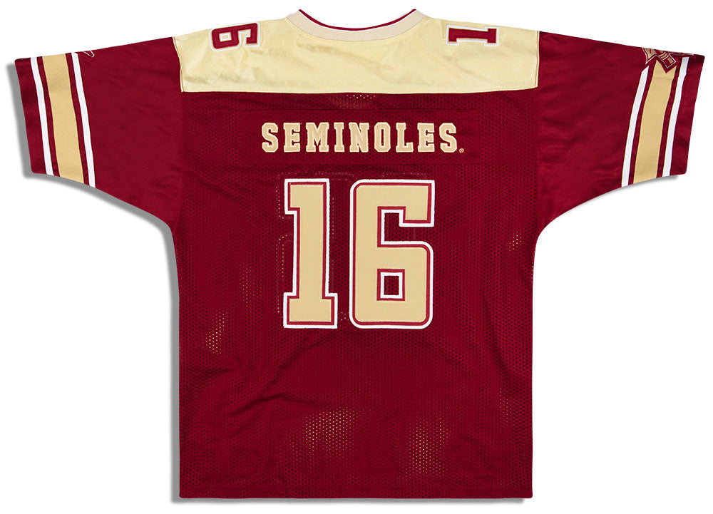 1990's FLORIDA STATE SEMINOLES #16 COLOSSEUM JERSEY (HOME) XXL