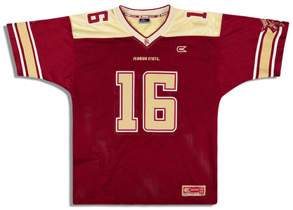 1990's FLORIDA STATE SEMINOLES #16 COLOSSEUM JERSEY (HOME) XXL