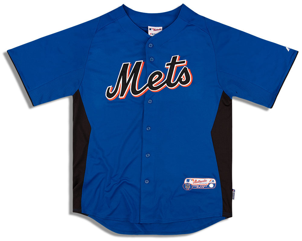 2011 NEW YORK METS AUTHENTIC MAJESTIC BATTING PRACTICE JERSEY L - Classic  American Sports