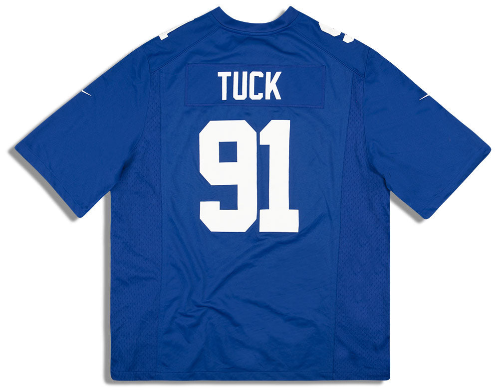 Giants Justin Tuck championship jersey