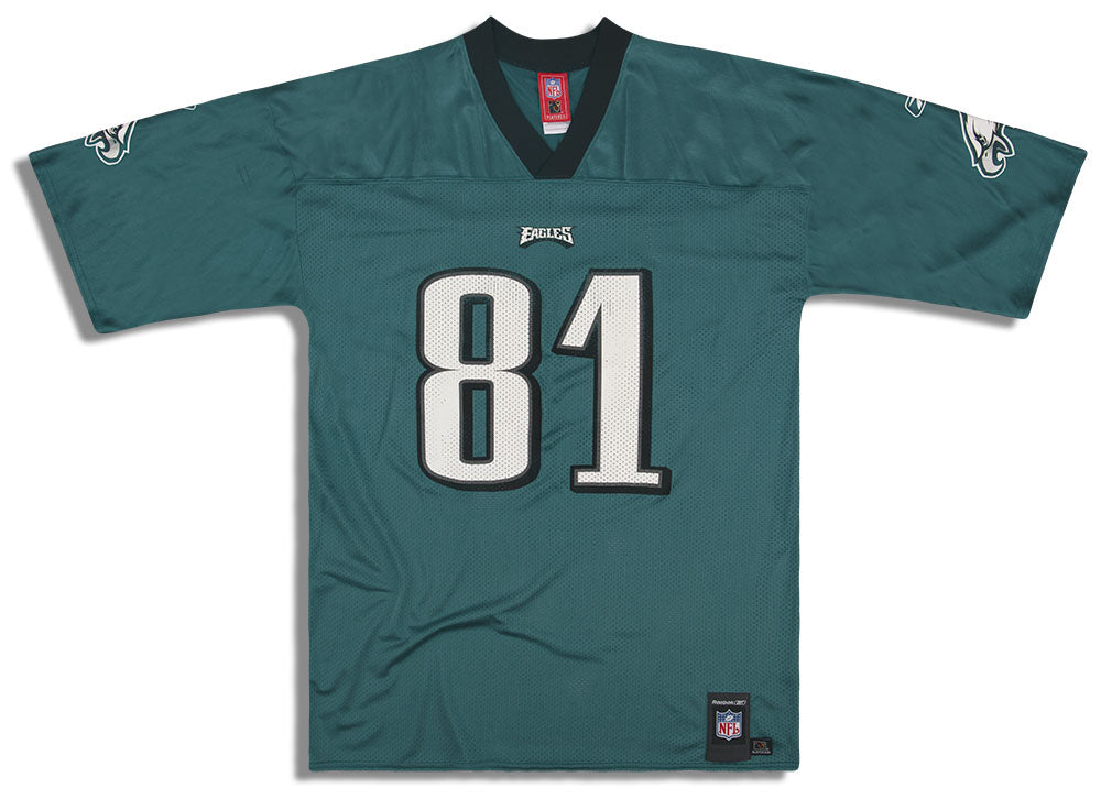 2005 PHILADELPHIA EAGLES OWENS #81 REEBOK REPLICA JERSEY (HOME) XL