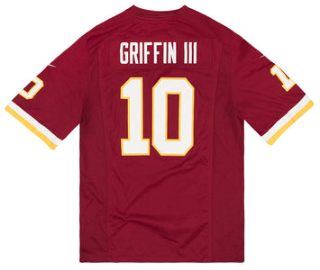 2012-15 WASHINGTON REDSKINS GRIFFIN III #10 NIKE GAME JERSEY (HOME) M -  Classic American Sports