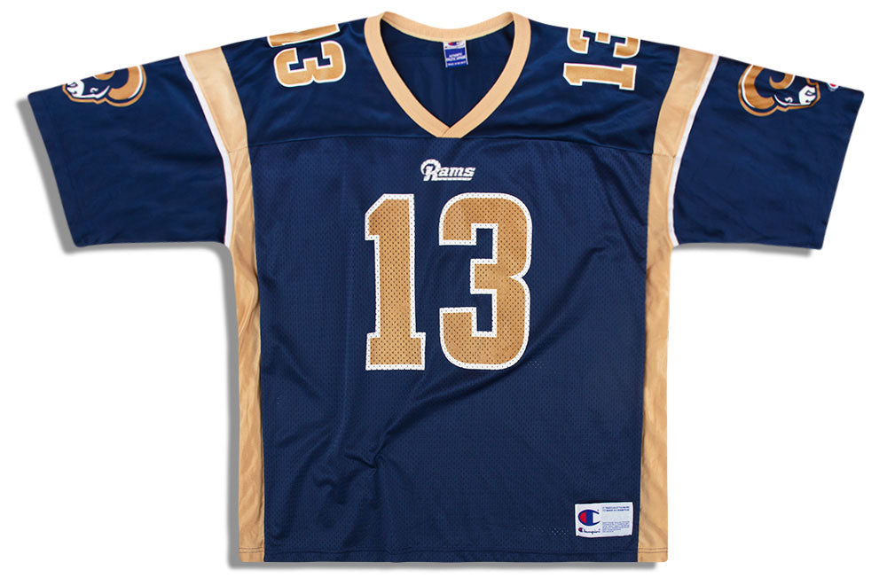 2000 ST. LOUIS RAMS WARNER #13 CHAMPION JERSEY (HOME) XL - Classic