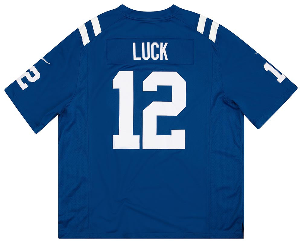 2012-16 INDIANAPOLIS COLTS LUCK #12 NIKE LIMITED JERSEY (HOME) XXL