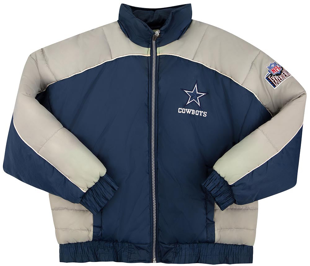 1990's DALLAS COWBOYS PRO PLAYER RAIN COAT L