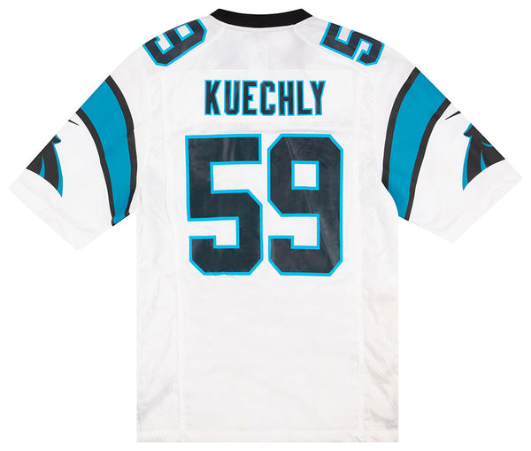 2012-18 CAROLINA PANTHERS KUECHLY #59 NIKE GAME JERSEY (AWAY) S - Classic  American Sports