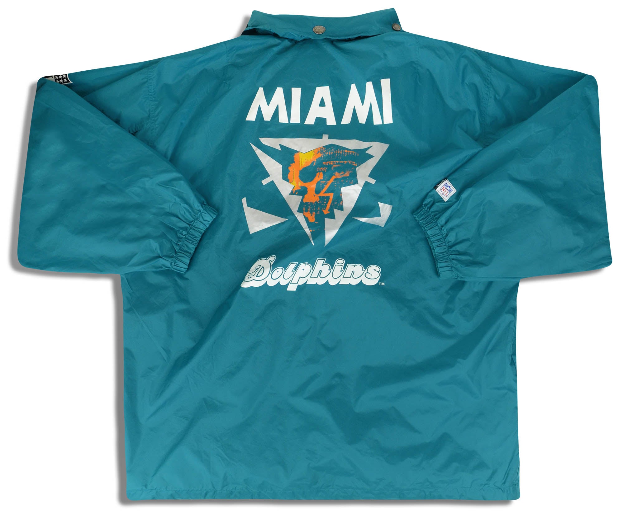 1990's MIAMI DOLPHINS CAMPRI TEAMLINE RAIN JACKET XL