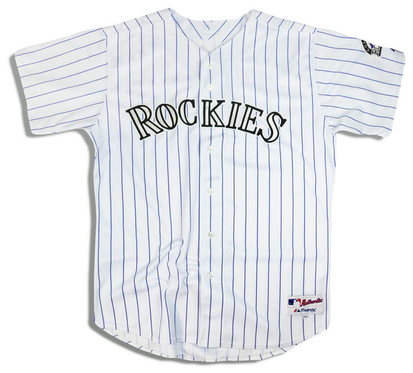 2005-08 COLORADO ROCKIES AUTHENTIC MAJESTIC JERSEY (HOME) XXL