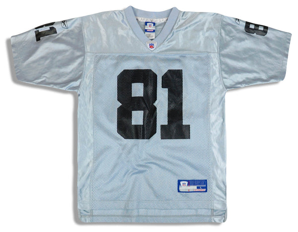 1995-00 OAKLAND RAIDERS BROWN #81 CHAMPION JERSEY (AWAY) L - Classic  American Sports