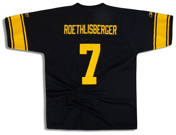 2004 PITTSBURGH STEELERS ROETHLISBERGER #7 REEBOK ON FIELD JERSEY (AWA -  Classic American Sports