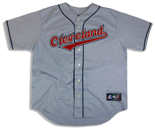 2000's CLEVELAND INDIANS VAUGHN #99 MAJESTIC JERSEY (AWAY) XL - Classic  American Sports