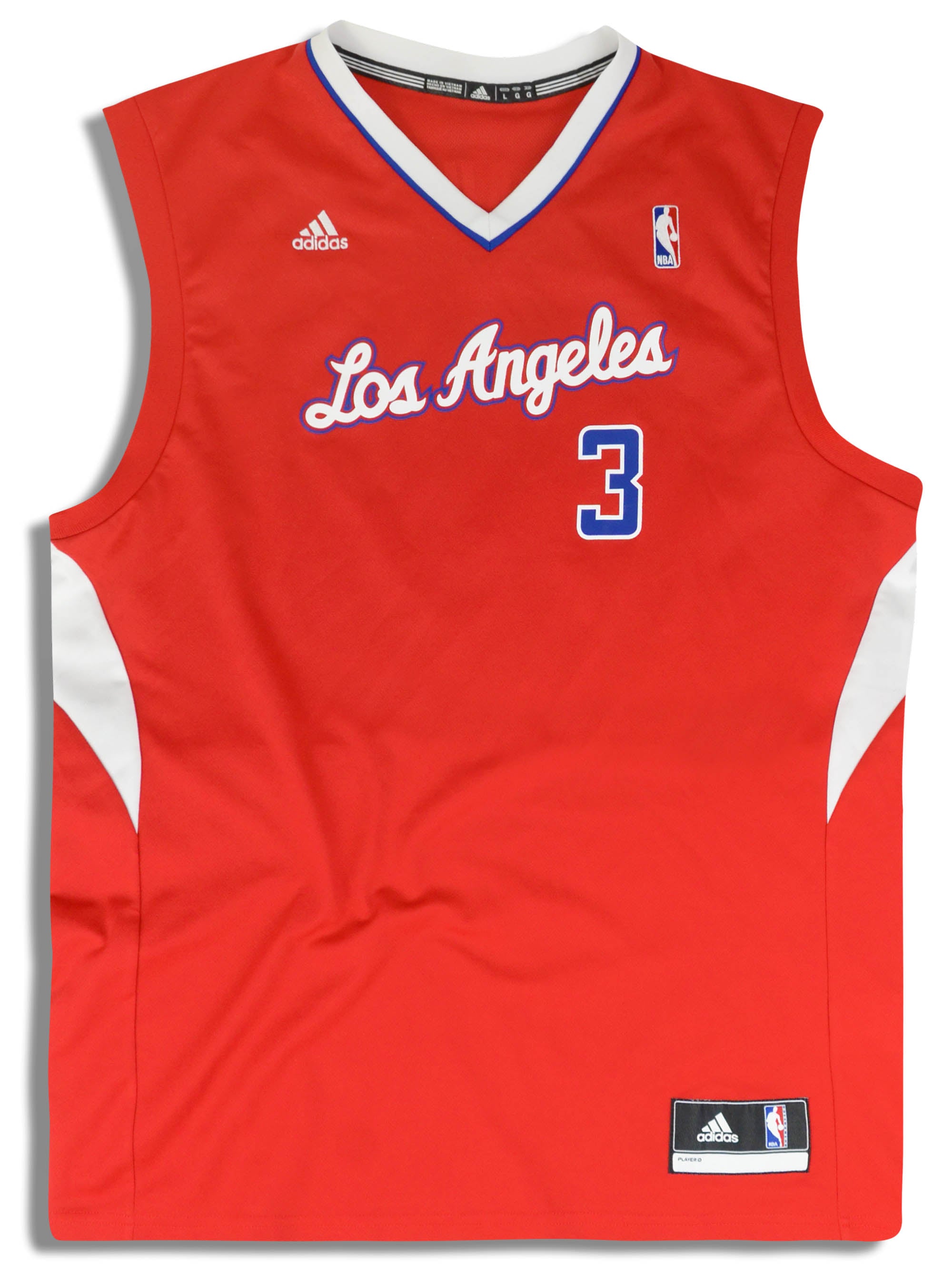 Red Adidas Chris Paul Jersey Size XL LA Clippers #3 NBA Basketball Los  Angeles