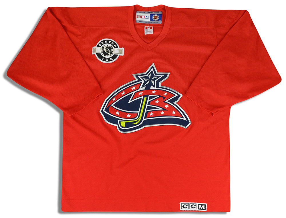 Vintage 1990s Columbus Blue Jackets NHL CCM Hockey Jersey / 