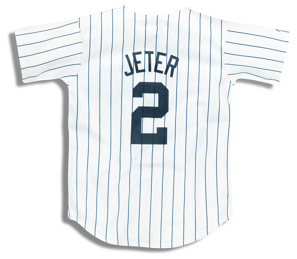 2010-14 NEW YORK YANKEES JETER #2 MAJESTIC JERSEY (HOME) Y - Classic  American Sports