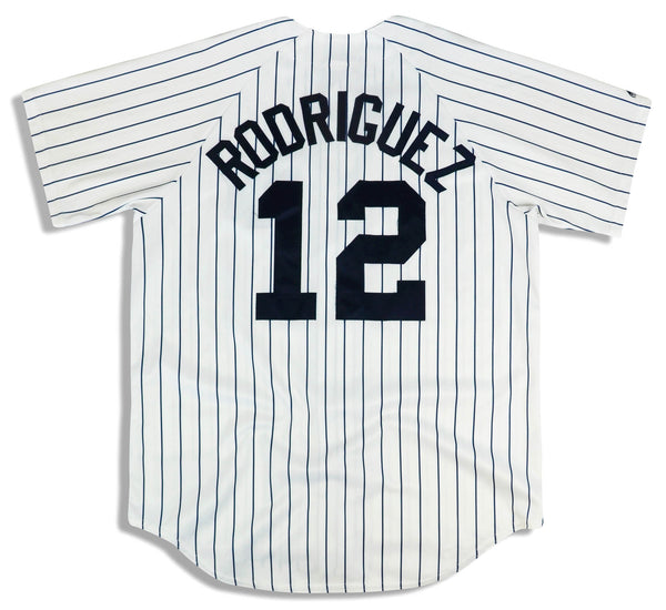 2008 NEW YORK YANKEES RODRIGUEZ #12 MAJESTIC JERSEY (HOME) XL - Classic  American Sports