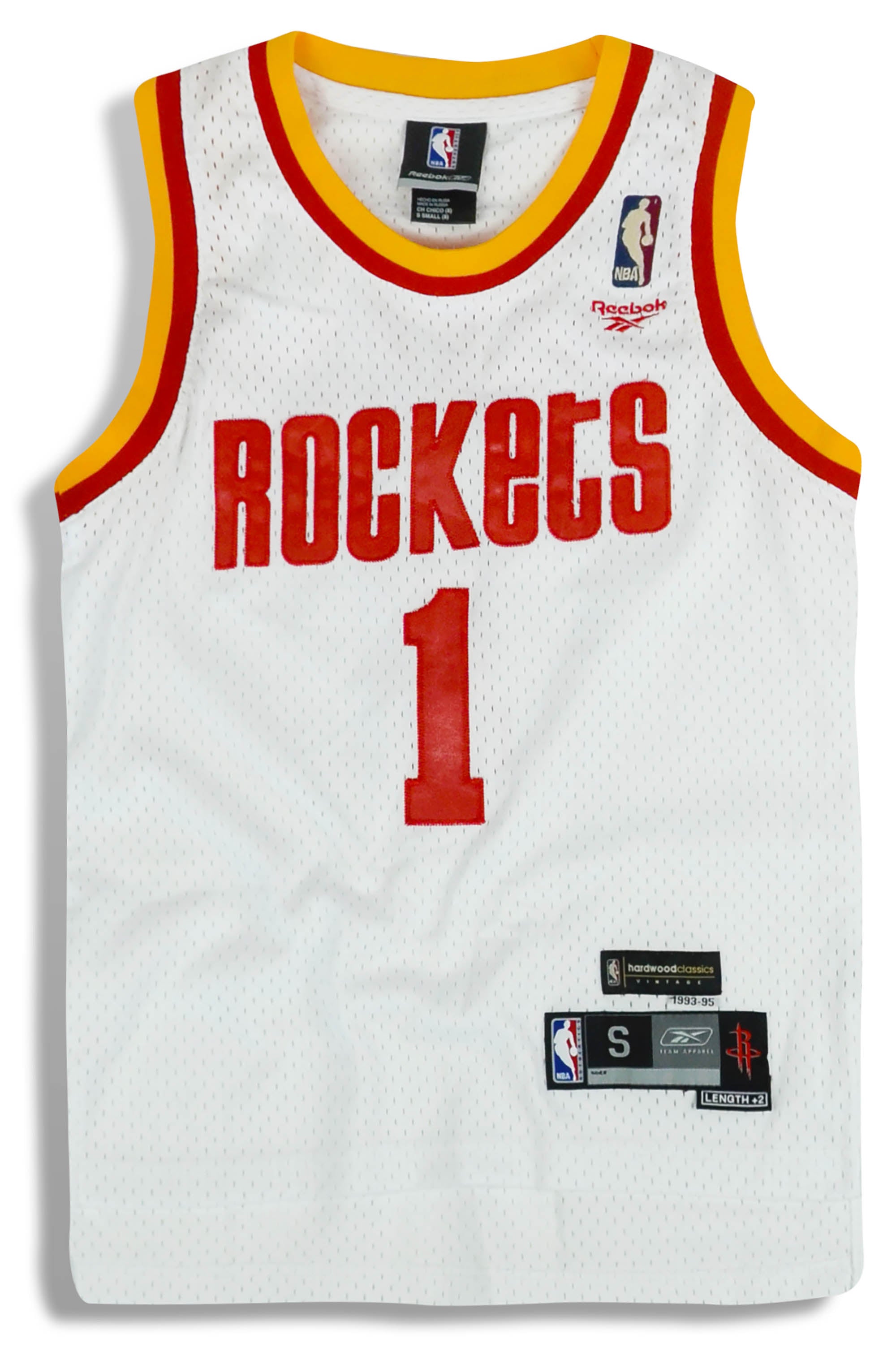 Vintage #1 TRACY McGRADY Houston Rockets NBA Adidas Jersey YL