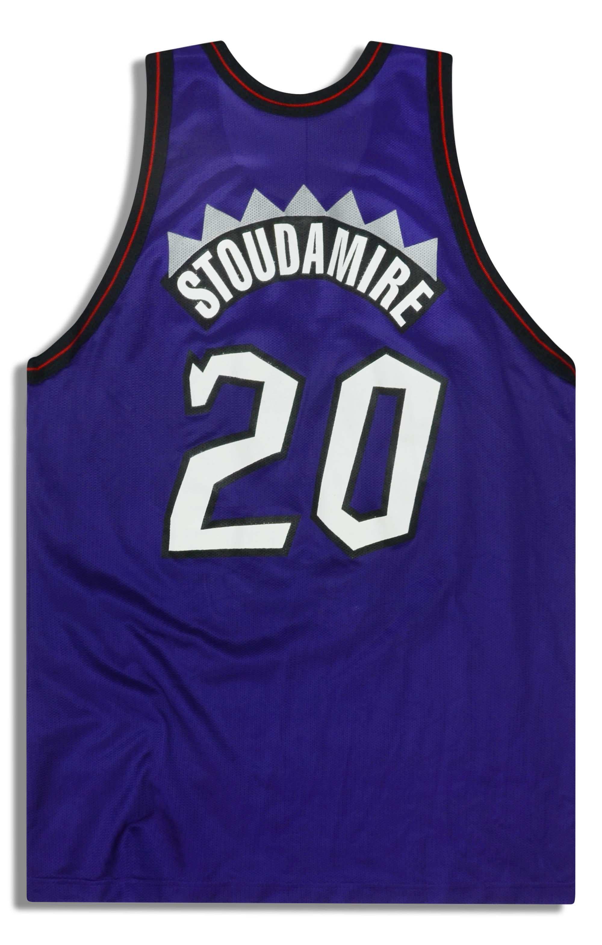 1995-97 TORONTO RAPTORS STOUDAMIRE #20 CHAMPION JERSEY (AWAY) XL