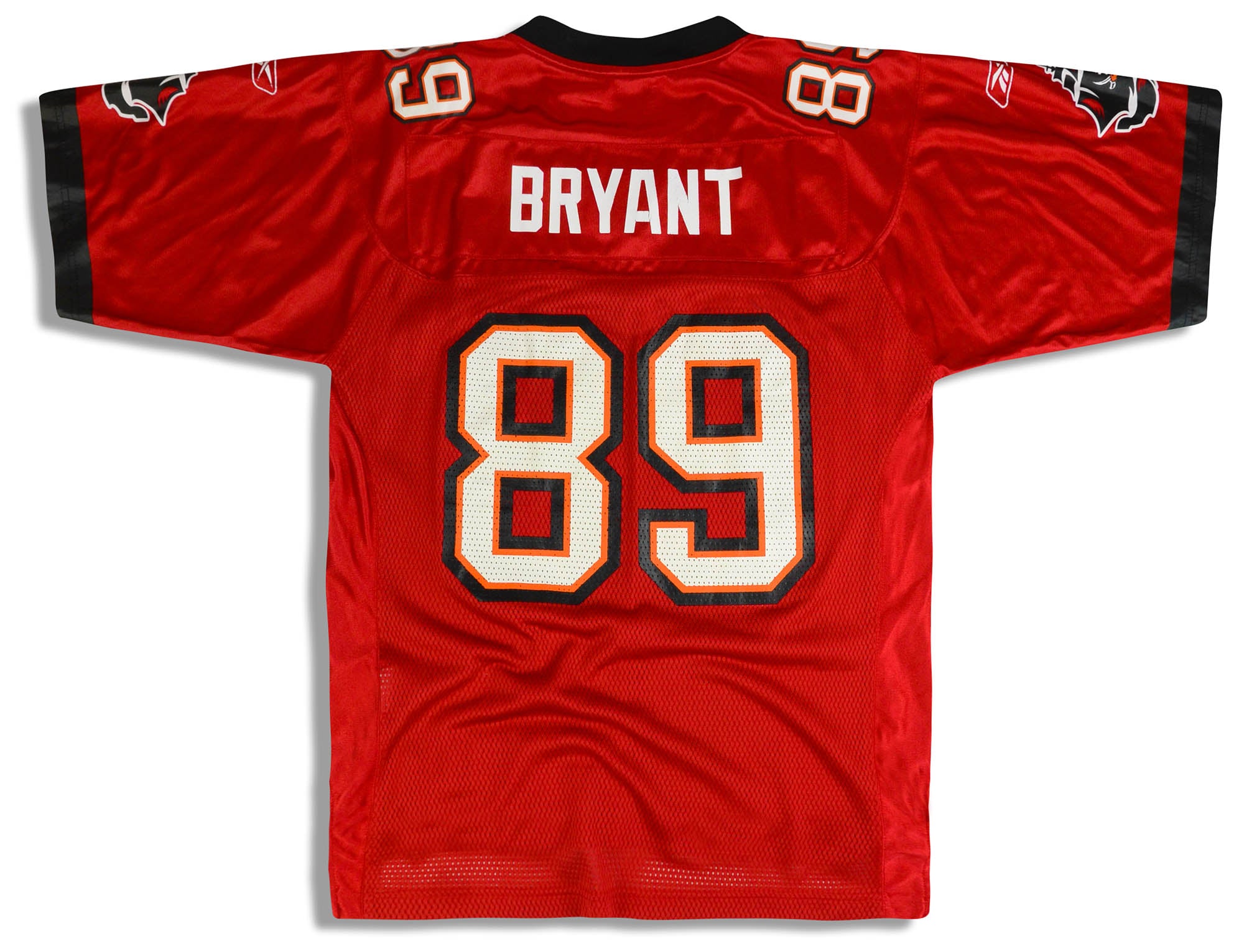 2008-09 TAMPA BAY BUCCANEERS BRYANT #89 REEBOK ON FIELD JERSEY (HOME) M