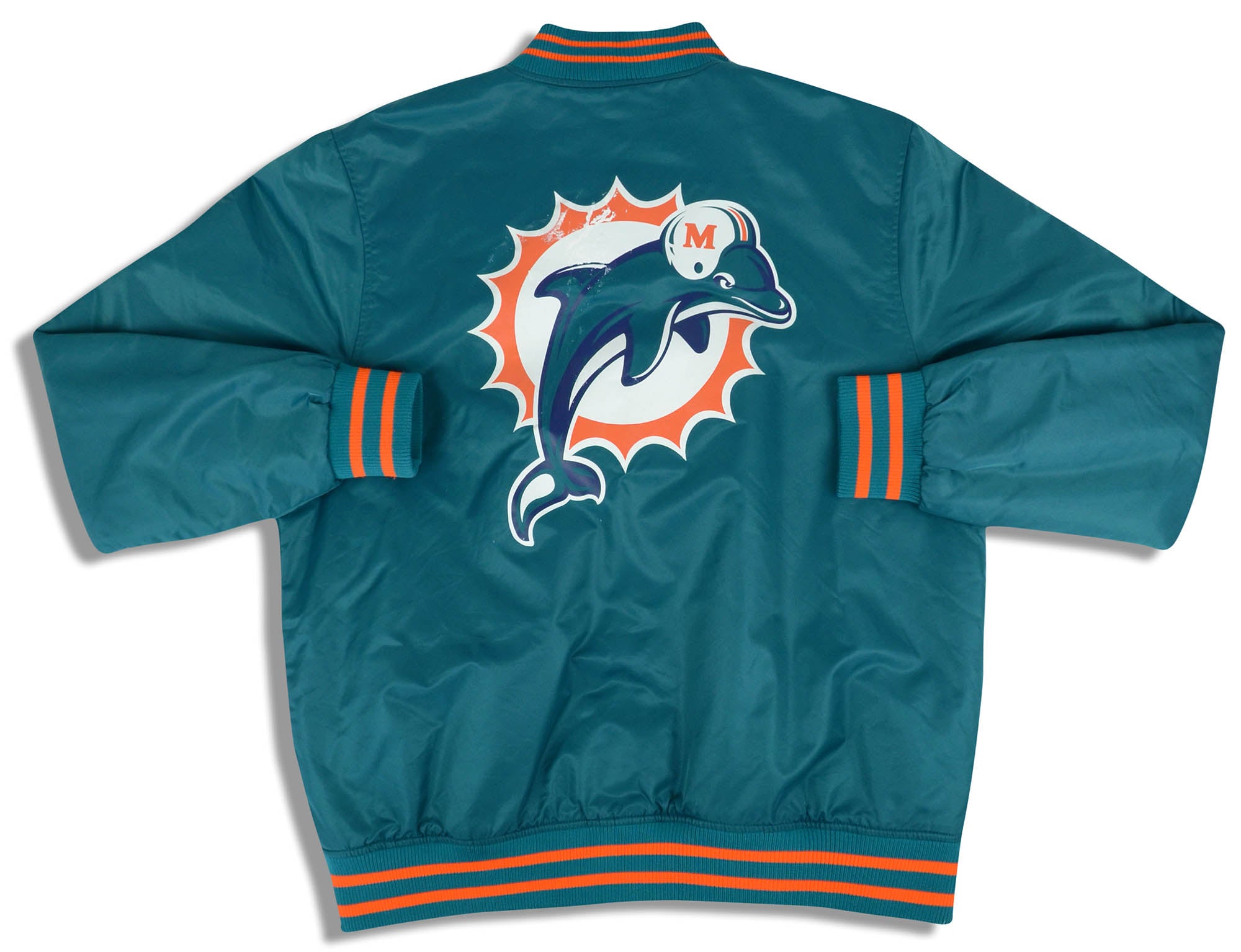 Miami Dolphins Fanimation Satin Jacket L