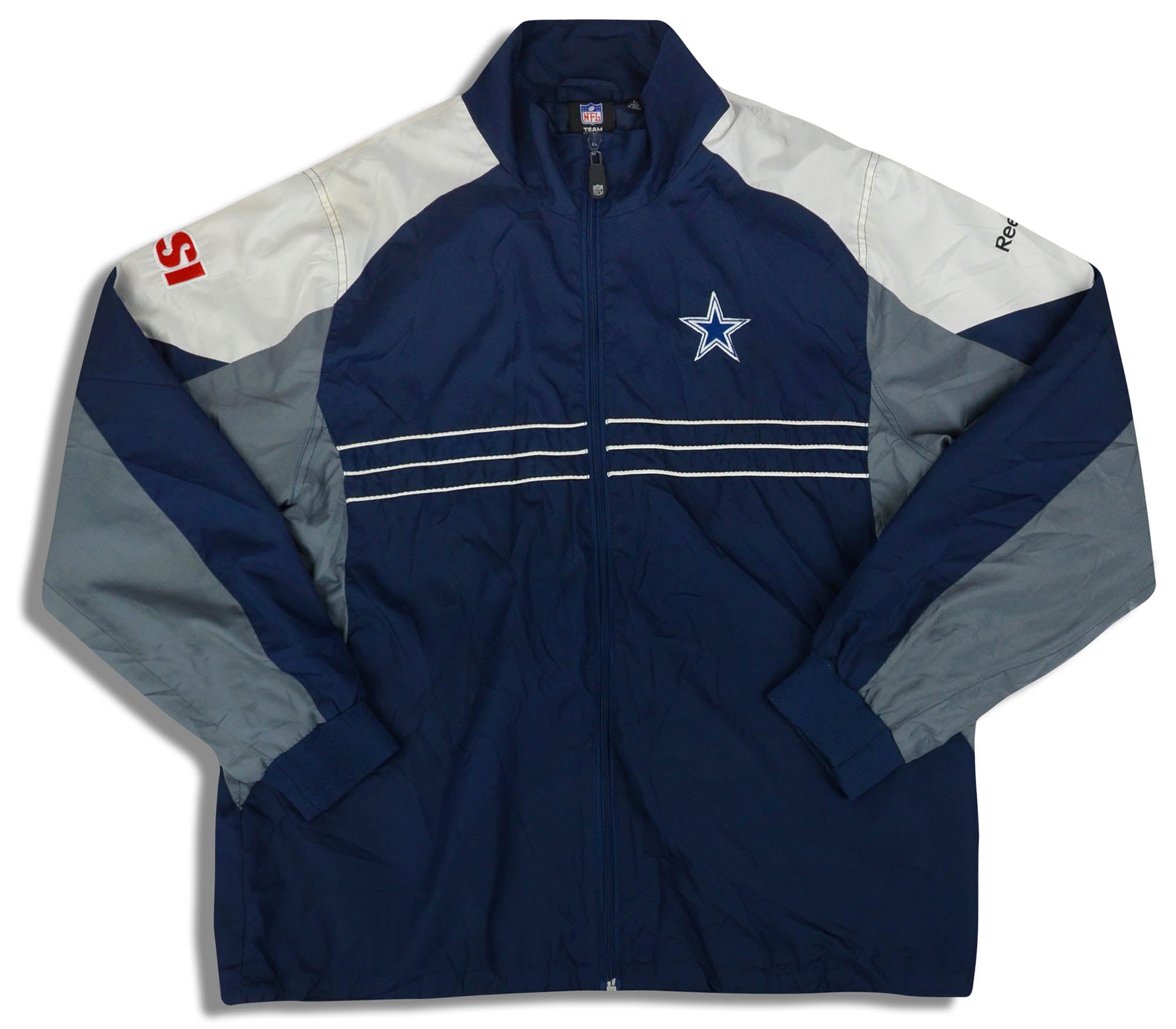 2000's DALLAS COWBOYS REEBOK SPORTS ILLUSTRATED TRAINING JACKET XXL