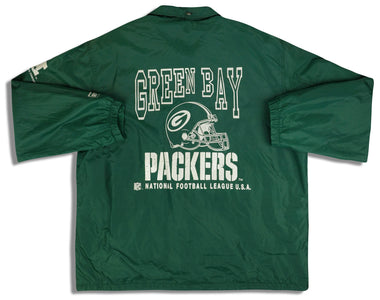 1990's GREEN BAY PACKERS CAMPRI TEAMLINE RAIN JACKET XL