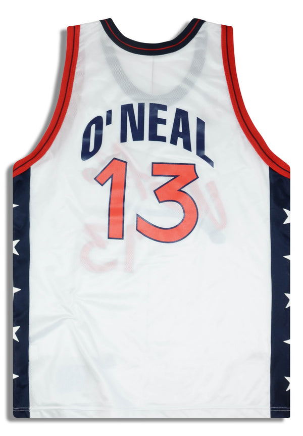 1996-99 LA Lakers O'Neal #32 Champion Away Jersey (Very Good) L