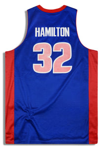 2006-10 DETROIT PISTONS HAMILTON #32 ADIDAS SWINGMAN JERSEY (AWAY) XL