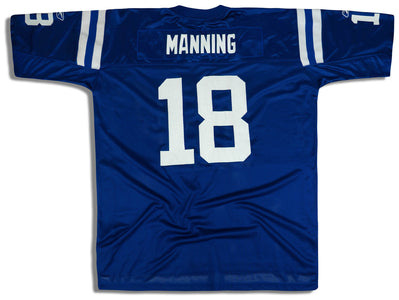 2005-06 INDIANAPOLIS COLTS MANNING #18 REEBOK ON FIELD JERSEY (HOME) XXL