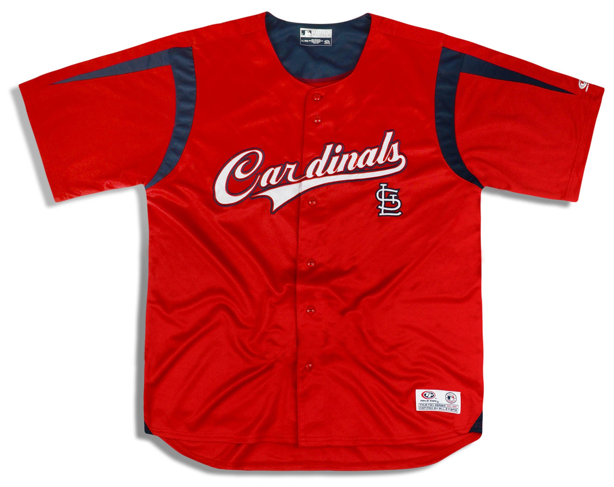 2000's ST LOUIS CARDINALS TRUE FAN JERSEY (ALTERNATE) XL