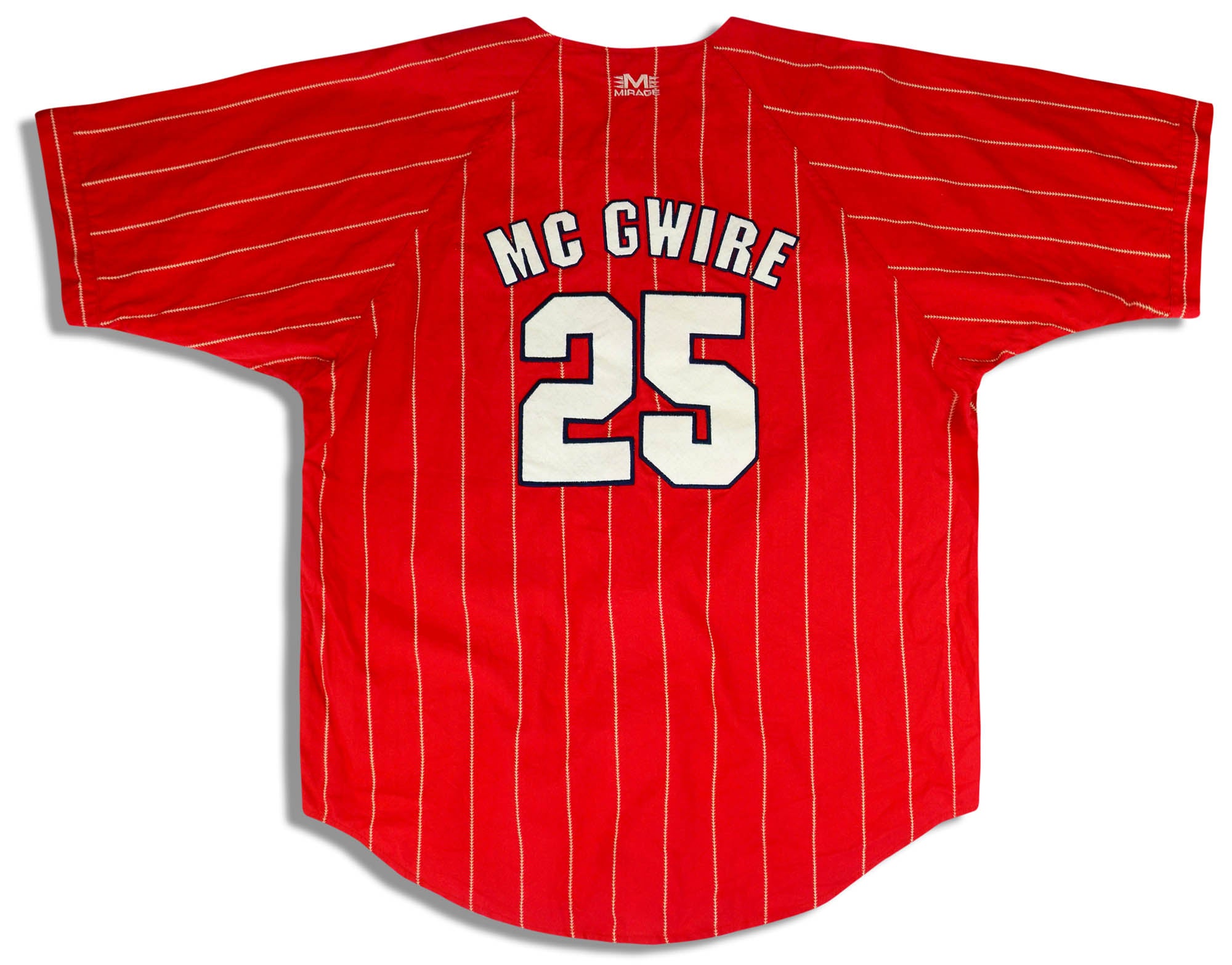 1990's ST. LOUIS CARDINALS McGWIRE #25 MIRAGE JERSEY L - Classic American  Sports