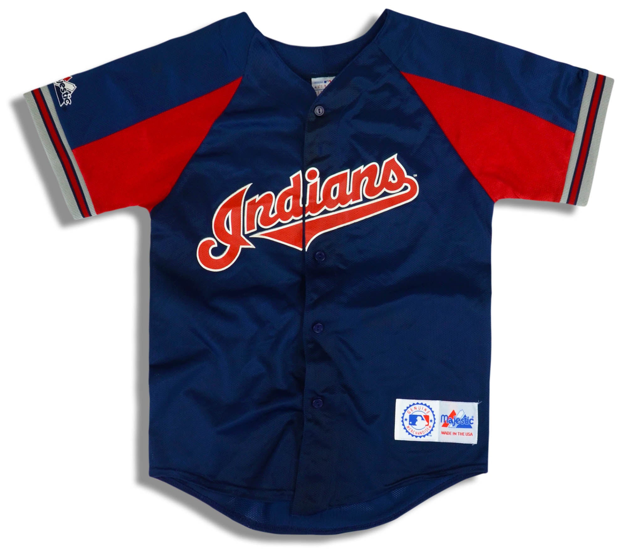 2007 CLEVELAND INDIANS LOFTON #7 MAJESTIC JERSEY Y - Classic American Sports