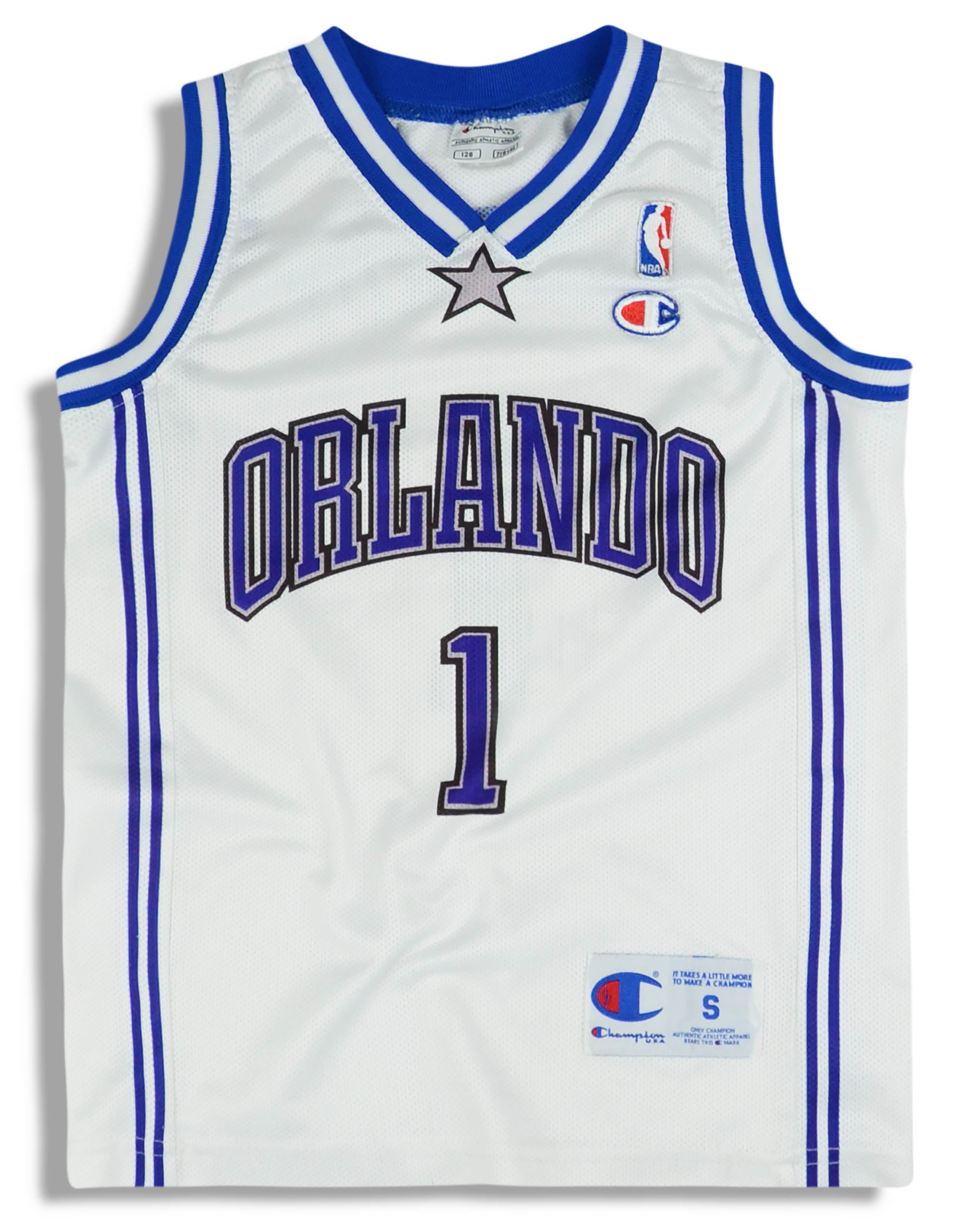 Vintage Tracy McGrady #1 Orlando Magic NBA Basketball Champion Jersey Size  XL
