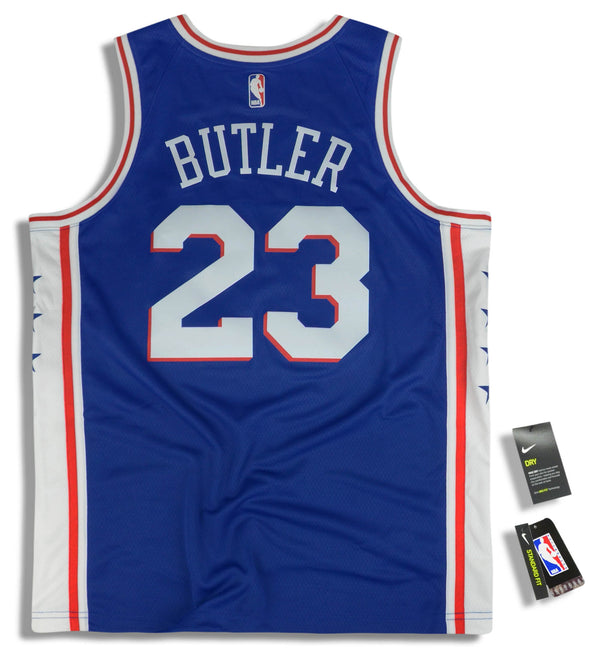 Philadelphia 76ers Jimmy Butler Jersey shirt, size YL, NWT! Nike brand!