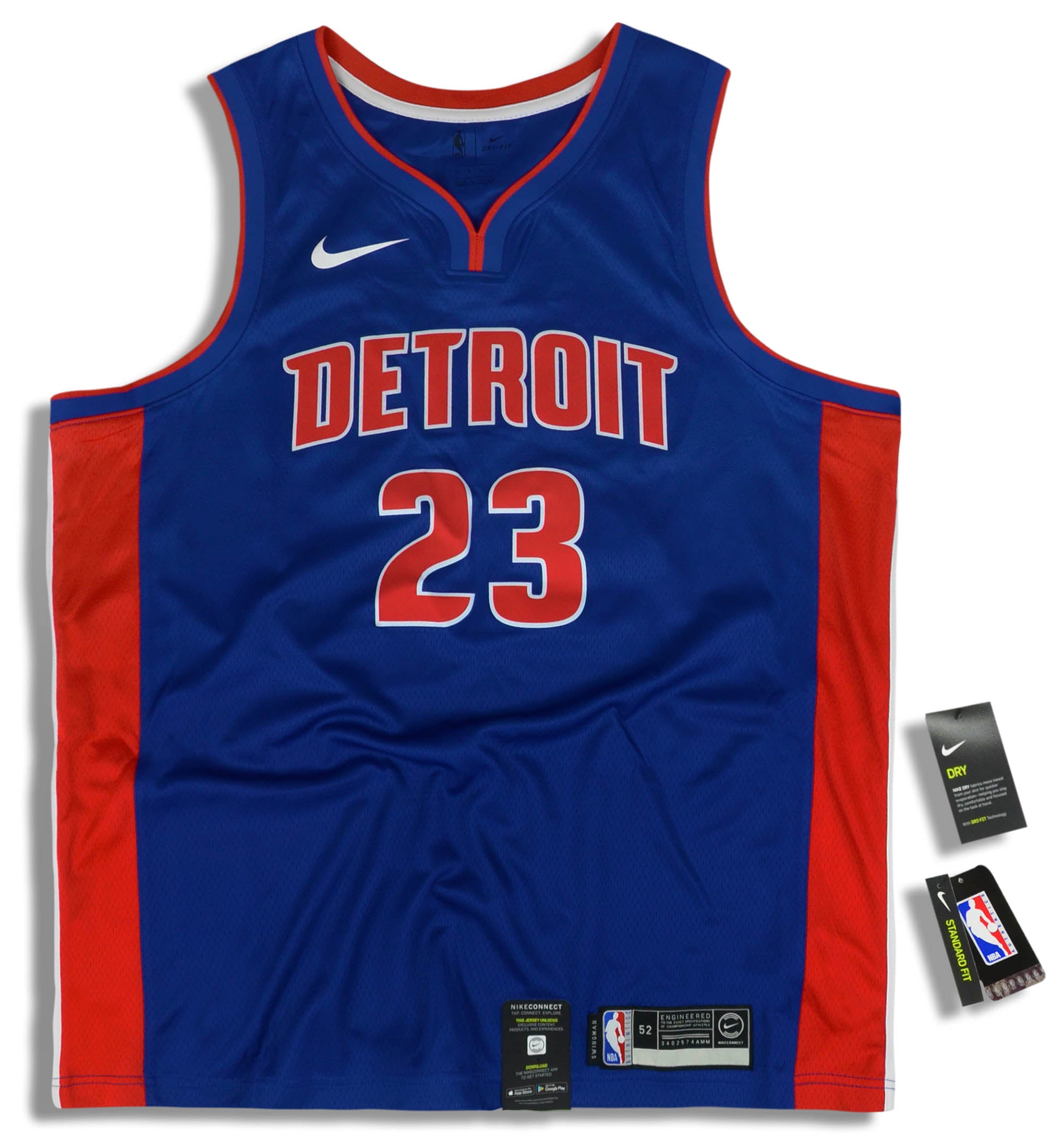 Blake Griffin Detroit Pistons Game-Used Nike #23 Swingman