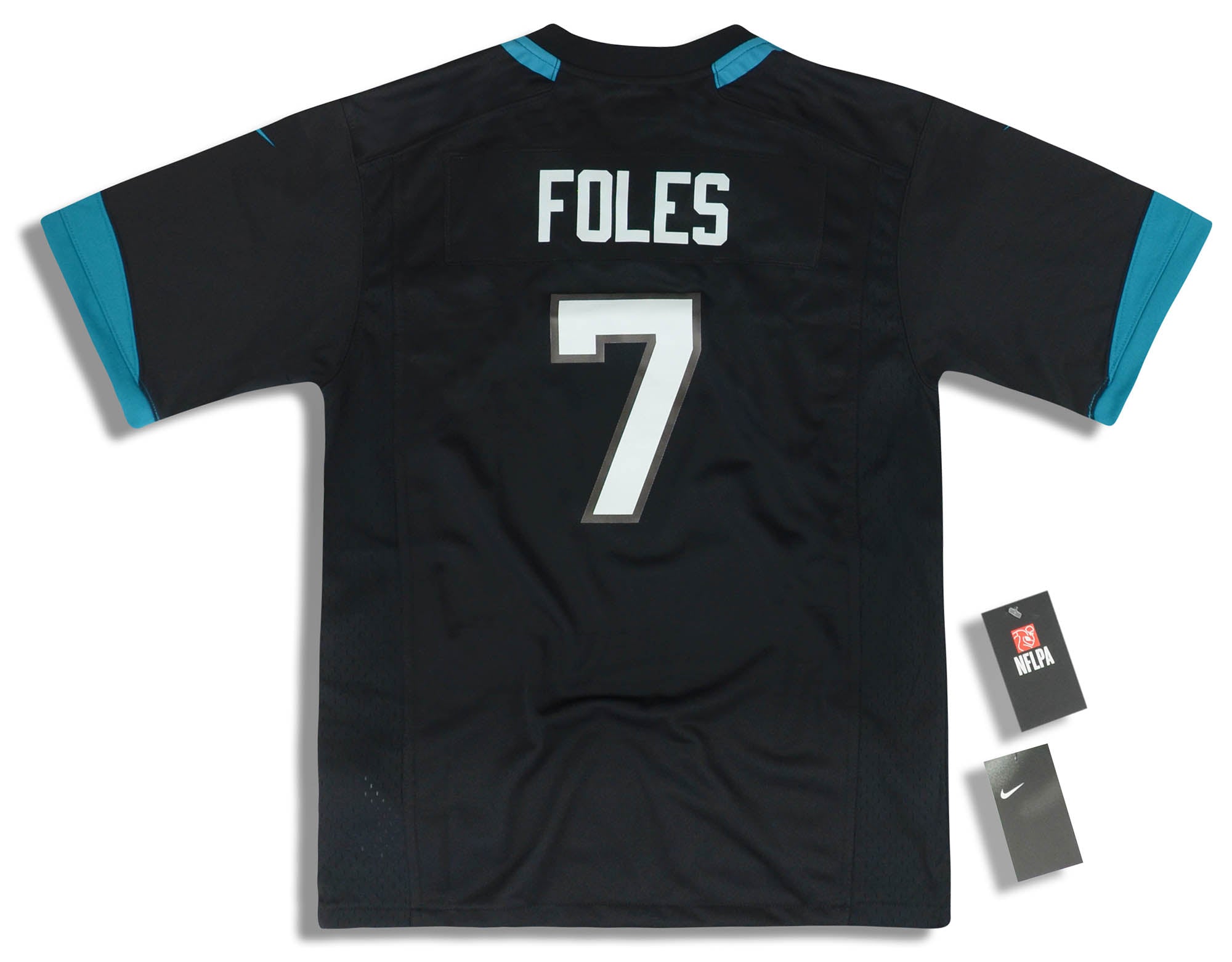 2019 JACKSONVILLE JAGUARS FOLES #7 NIKE GAME JERSEY (HOME) Y - W/TAGS