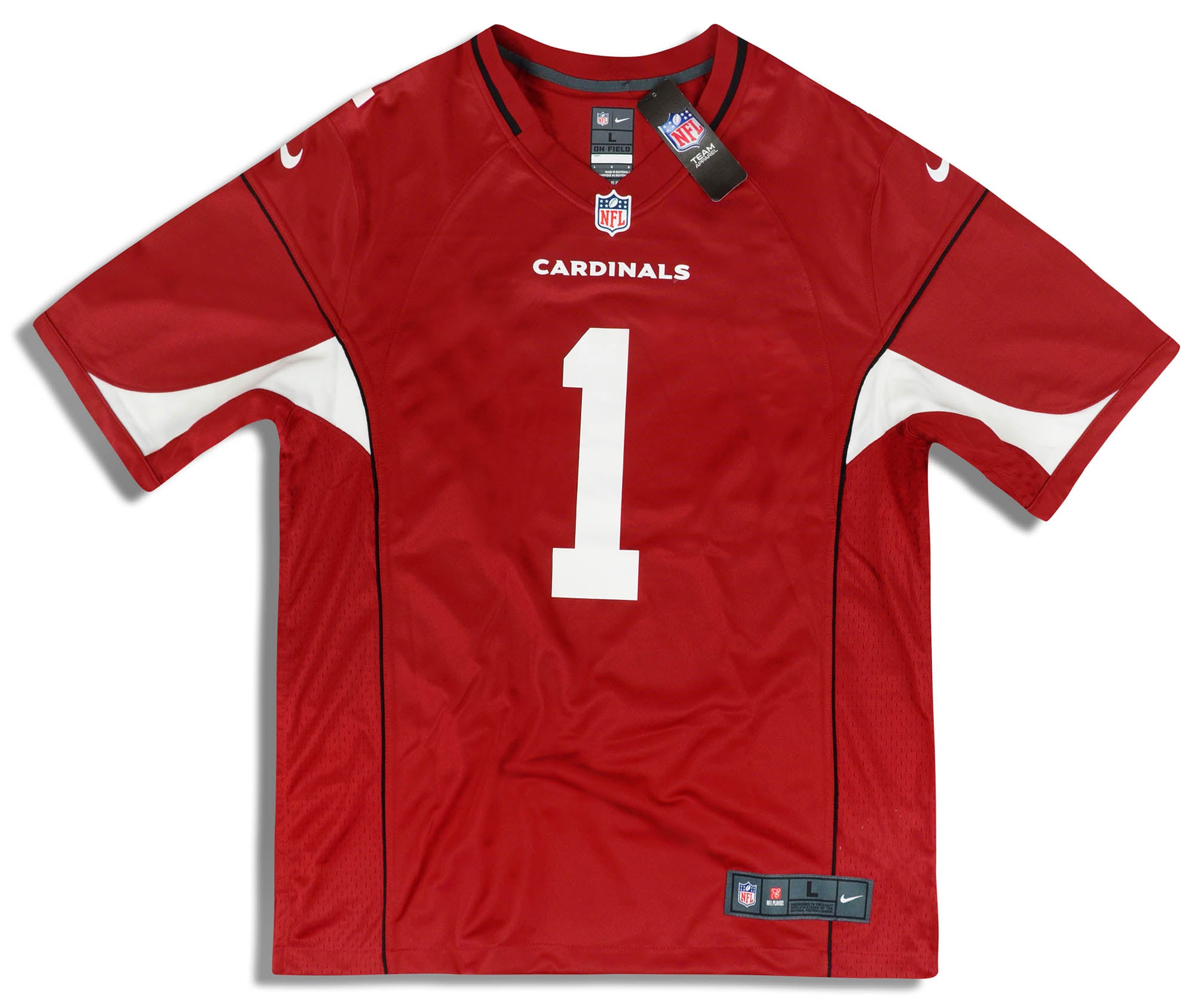 Red Nike NFL Arizona Cardinals Murray #1 Jersey