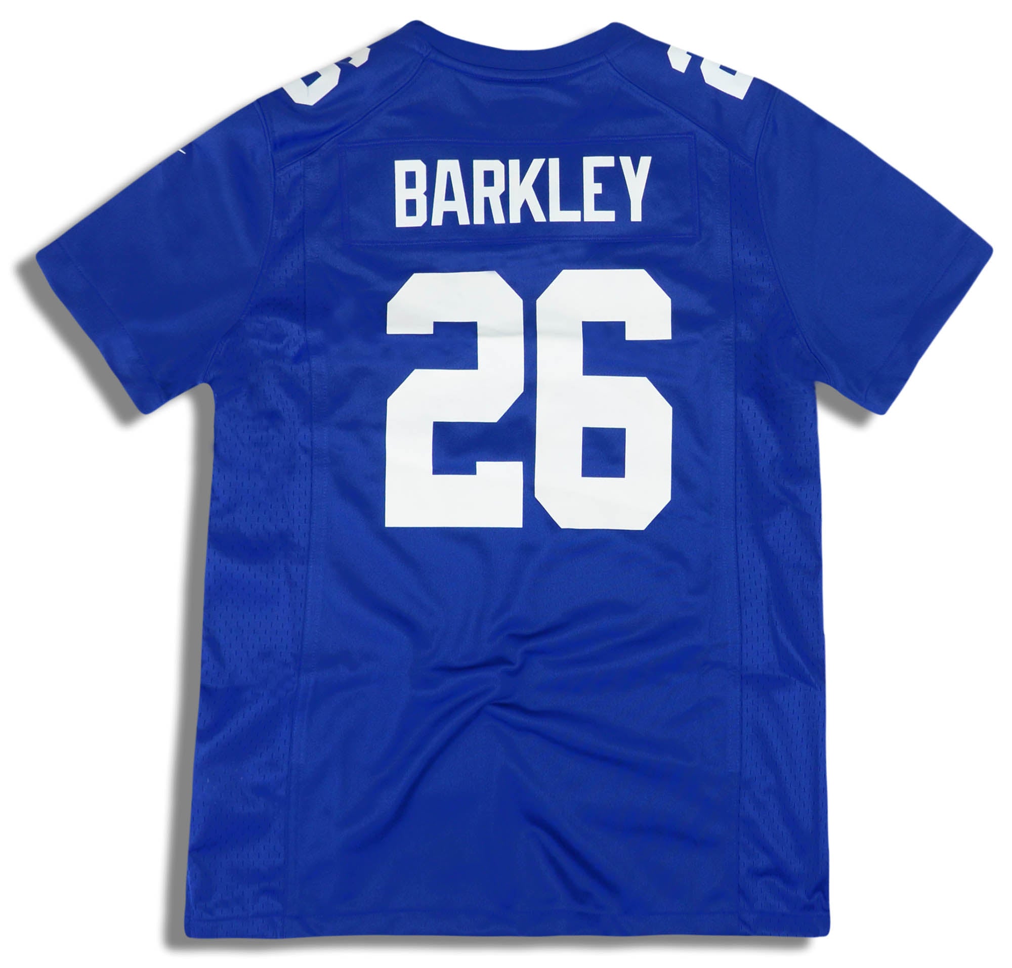 2018 NEW YORK GIANTS BARKLEY #26 NIKE GAME JERSEY (HOME) WOMENS (M) - W/TAGS