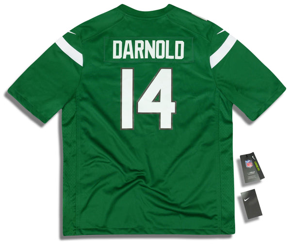 NFL Nike On Field New York Jets #14 Sam Darnold Football Game