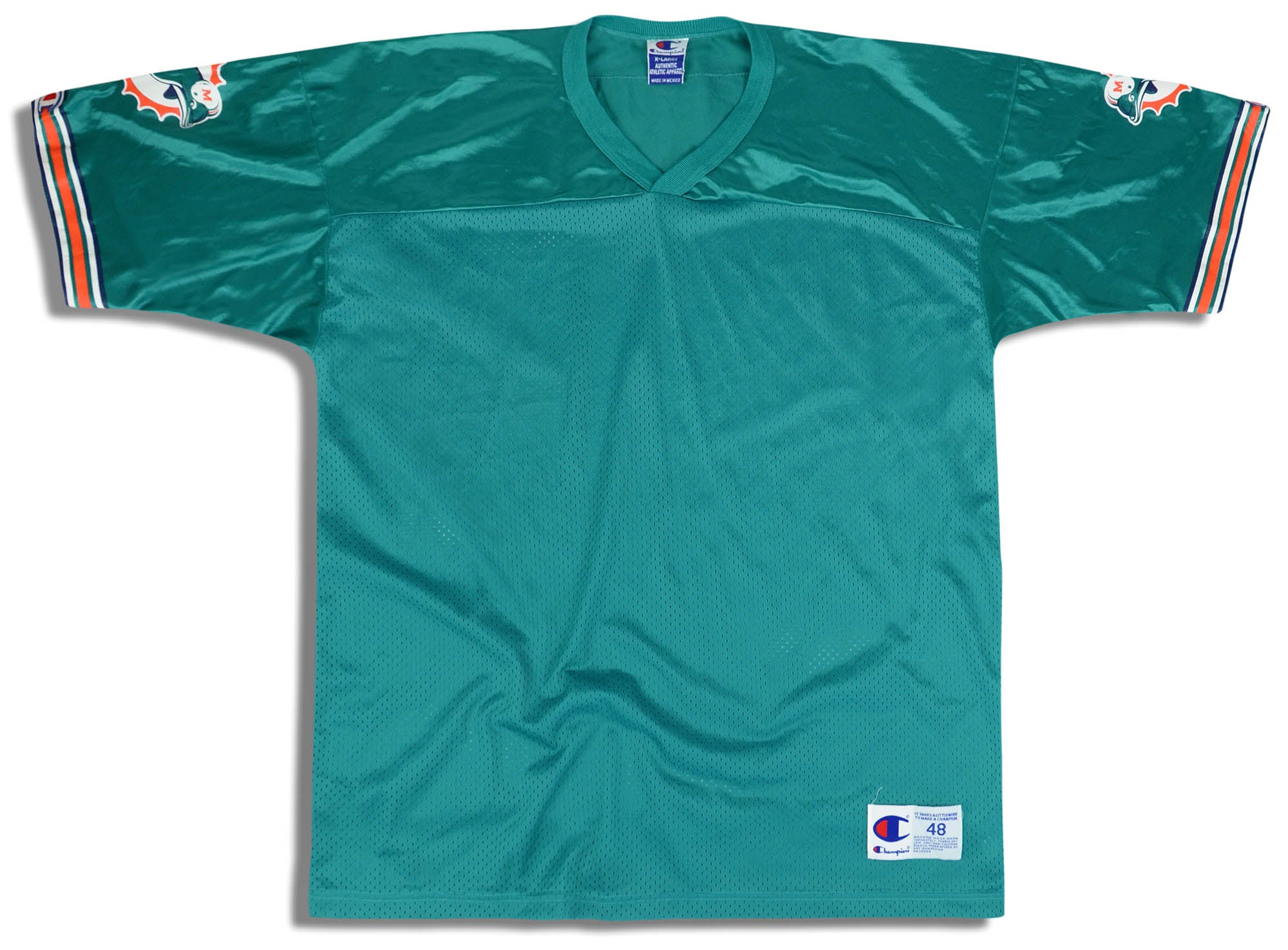 1997-00 MIAMI DOLPHINS CHAMPION JERSEY (HOME) XL