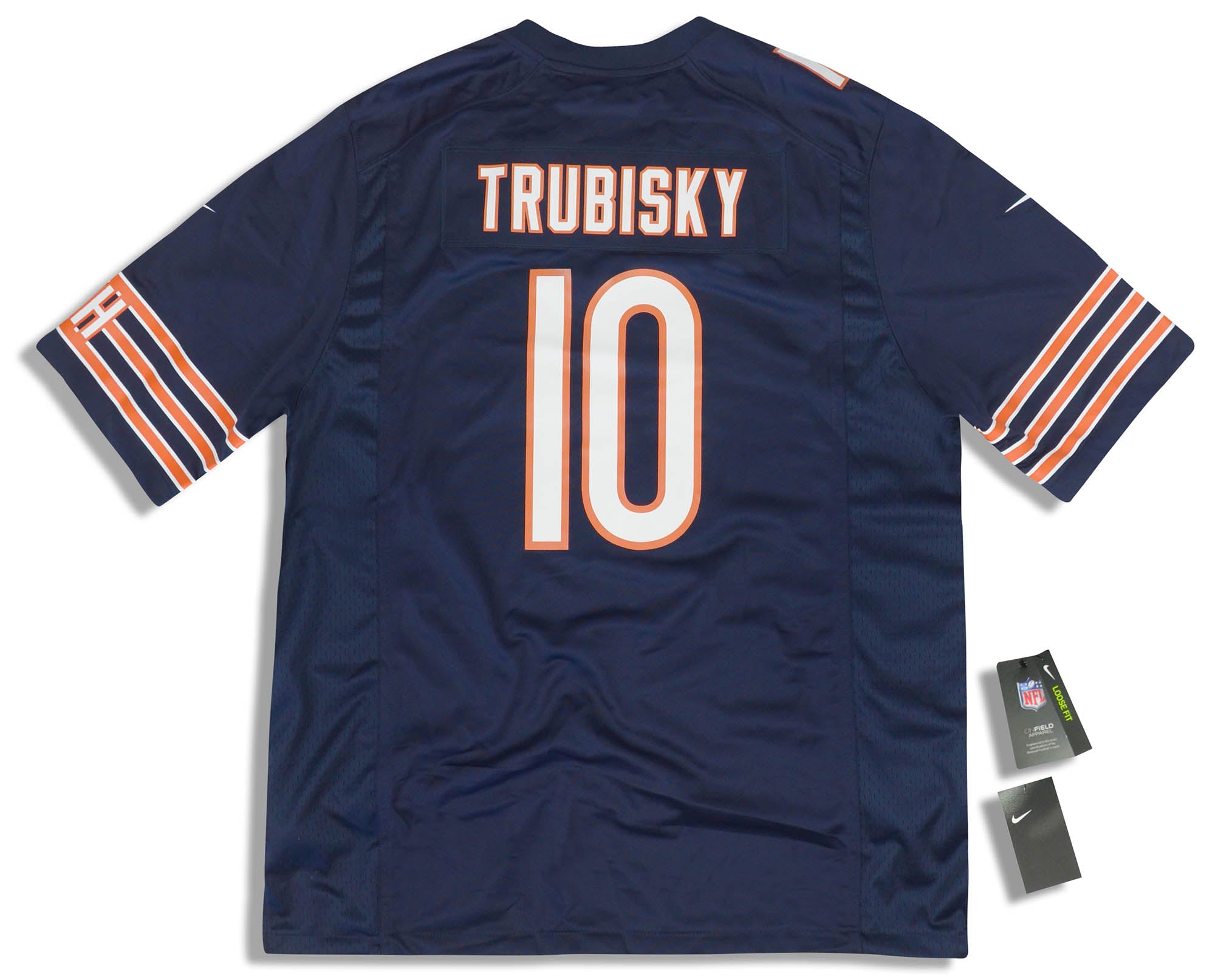 2018-19 CHICAGO BEARS TRUBISKY #10 NIKE GAME JERSEY (HOME) XL - W/TAGS