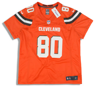 2018 CLEVELAND BROWNS LANDRY #80 NIKE GAME JERSEY (ALTERNATE) WOMENS (XL) - W/TAGS