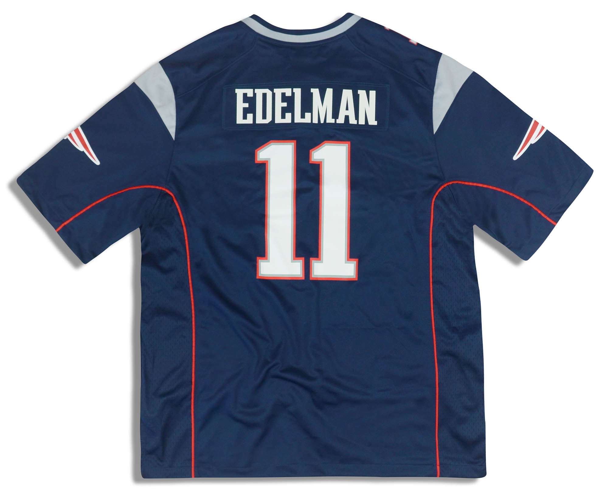 2018-19 NEW ENGLAND PATRIOTS EDELMAN #11 NIKE GAME JERSEY (HOME) XL - W/TAGS