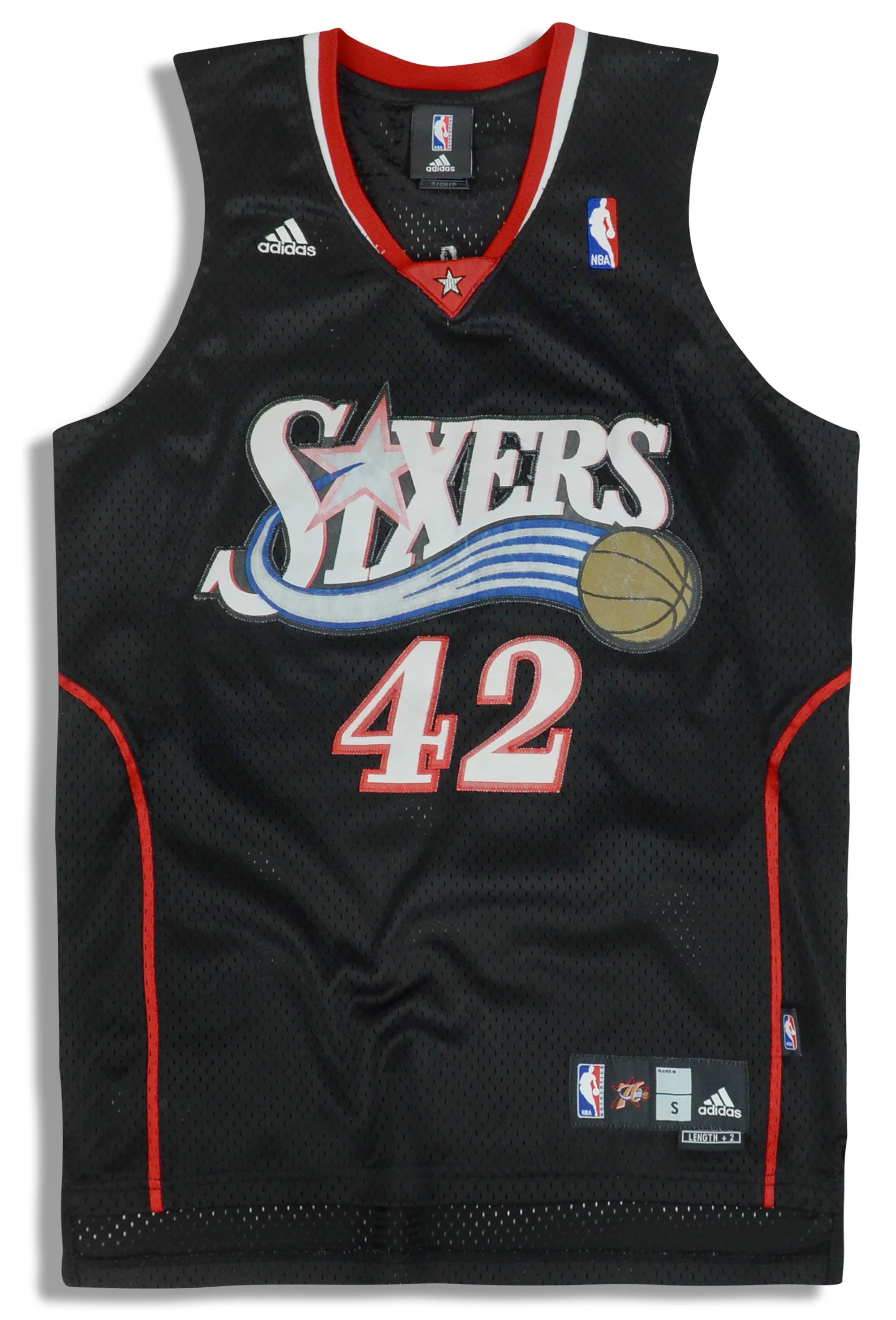 Vintage Adidas NBA Philadelphia 76ers #42 Elton Brand Jersey - Sz. XL 