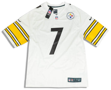 2018 PITTSBURGH STEELERS ROETHLISBERGER #7 NIKE GAME JERSEY (AWAY) L - W/TAGS