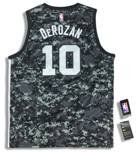 Nike NBA Youth San Antonio Spurs DeRozan DeMar #10 City Edition Swingman Jersey